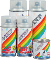 MOTIP Deco Blanke Lak | Zijdemat | 400ml - 01654 MOTIP Deco Blanke Lak | Zijdemat | 400ml - 01654