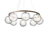 Nuura Miira 8 Circular Hanglamp - Brons - Helder - thumbnail