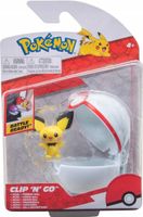 Pokemon Figure - Pichu + Premier Ball (Clip 'n' Go)