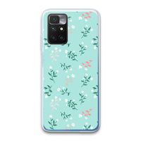 Small white flowers: Xiaomi Redmi 10 Transparant Hoesje