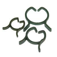 Geli Planten klemmen set - 60x stuks - kunststof - Dia 16 / 20 / 25 mm - binddraad - klemmetjes
