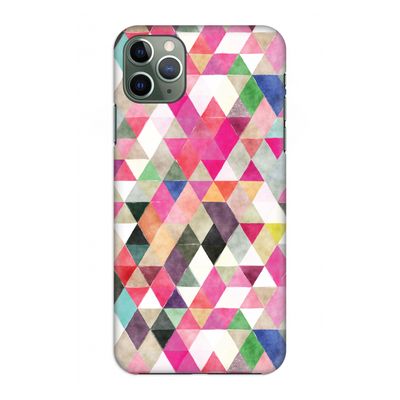 Gekleurde driehoekjes: Volledig geprint iPhone 11 Pro Max Hoesje