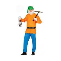 Dwerg/kabouter carnaval verkleed kostuum - volwassenen - 4-delig Dwerg/kabouter carnaval verkleed kostuum - volwassenen - 4-delig