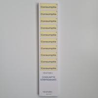 Consumptiestrippenkaarten GEEL blok 50