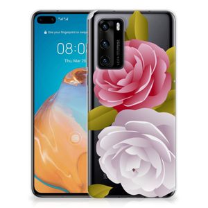 Huawei P40 TPU Case Roses