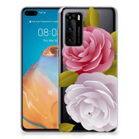 Huawei P40 TPU Case Roses - thumbnail