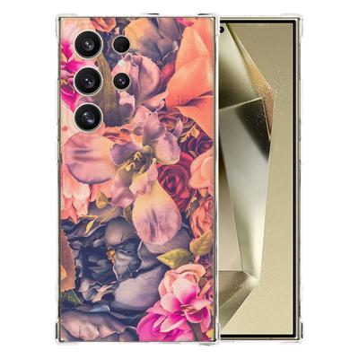 Samsung Galaxy S25 Ultra Hoesje - Bosje Bloemen TPU Antishock Samsung Galaxy S25 Ultra Hoesje - Bosje Bloemen TPU Antishock