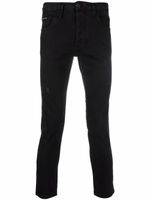 Philipp Plein jean slim à logo brodé - Noir