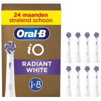 Oral-B iO Radiant White opzetborstels - White - 8 stuks
