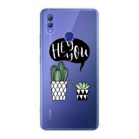 Hey you cactus: Honor Note 10 Transparant Hoesje