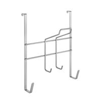 Metaltex over the door space saver strijksethouder 28x12x28 cm zilver