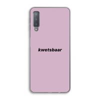 kwetsbaar: Samsung Galaxy A7 (2018) Transparant Hoesje