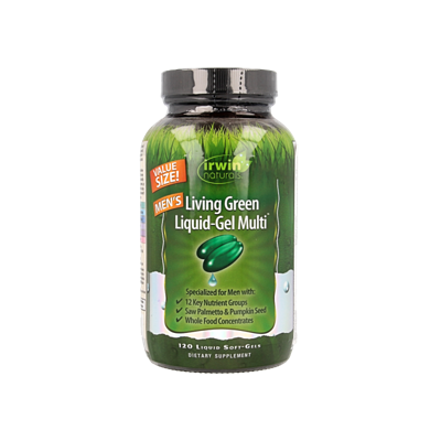 Living green liquid gel multi for men 120 Softgels