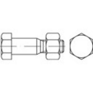 TOOLCRAFT 144222 Zeskant passchroeven M12 50 mm Buitenzeskant DIN 7968 Staal Thermisch verzinkt 100 stuk(s)