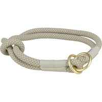 Trixie Halsband hond soft half-slip grijs / lichtgrijs