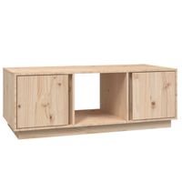 vidaXL Salontafel 110x50x40 cm massief grenenhout