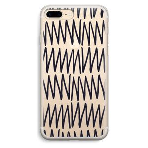 Marrakech Zigzag: iPhone 7 Plus Transparant Hoesje