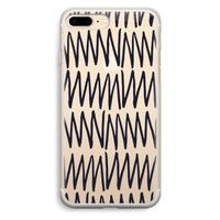 Marrakech Zigzag: iPhone 7 Plus Transparant Hoesje