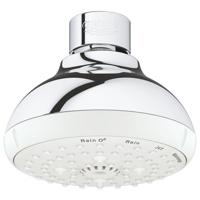 GROHE Tempesta 100 Hoofddouche - 10cm - 4 straalsoorten - chroom/wit 27606001