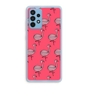 Flamingo: Samsung Galaxy A52 Transparant Hoesje