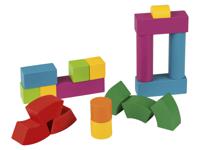 Playtive Houten speelgoed (Houten regenboog blokken) - thumbnail