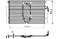 Condensor, airconditioning 812502