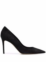 Scarosso x Brian Atwood escarpins Gigi 95 mm en daim - Noir