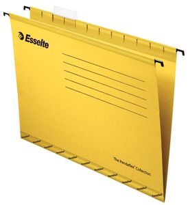 Esselte hangmappen voor laden Classic tussenafstand 330 mm, geel, doos van 25 stuks