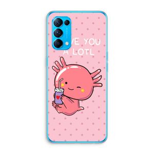 Love You A Lotl: Oppo Find X3 Lite Transparant Hoesje