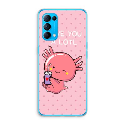 Love You A Lotl: Oppo Find X3 Lite Transparant Hoesje