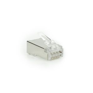 ACT TD168P CAT6A Pass-Through Shielded Modulaire RJ45 Connector - 25 stuks