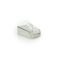 ACT TD168P CAT6A Pass-Through Shielded Modulaire RJ45 Connector - 25 stuks - thumbnail