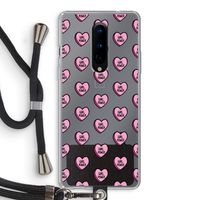 GIRL POWER: OnePlus 8 Transparant Hoesje met koord