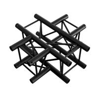 Milos Milos Cross 4-way ZWART, Pro-30 vierkante F-truss