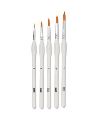 HEMA Schilderpenselen Met Ronde Punt - 5 Stuks