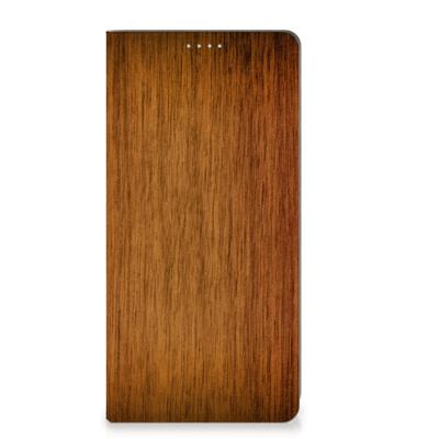 Motorola Moto G72 Book | Wallet Case | Donker Hout