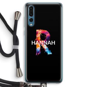 Abstract Spectrum: Huawei P20 Pro Transparant Hoesje met koord
