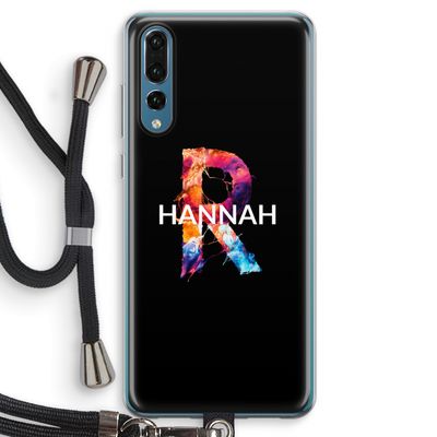 Abstract Spectrum: Huawei P20 Pro Transparant Hoesje met koord