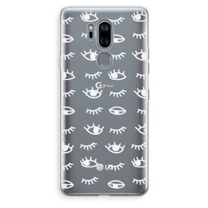 Eye pattern #3: LG G7 Thinq Transparant Hoesje