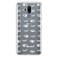 Eye pattern #3: LG G7 Thinq Transparant Hoesje