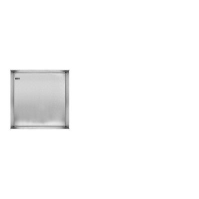 Looox Colour BoX inbouwnis - 30x30x10cm - RVS geborsteld cbox30rvs