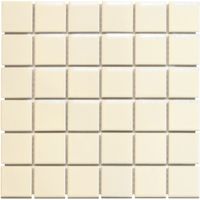 Tegelsample: The Mosaic Factory Barcelona vierkante mozaïek tegels 31x31 creme