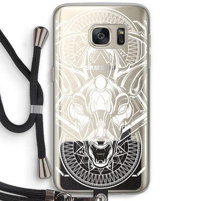 Oh Deer: Samsung Galaxy S7 Transparant Hoesje met koord