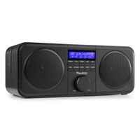 DAB Radio met FM - Audizio Novara - Stereo - 40 Watt - 20 Voorkeurszenders - Zwart - thumbnail