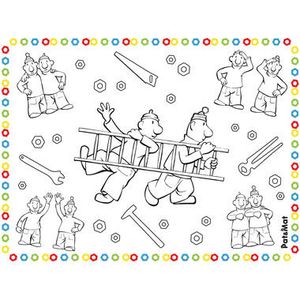 Placemats Kleurplaten Buurman & Buurman (6st)