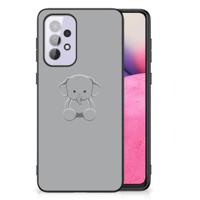 Samsung Galaxy A33 5G Hoesje Grijs Baby Olifant Samsung Galaxy A33 5G Hoesje Grijs Baby Olifant