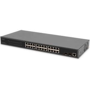 Digitus DN-95359 netwerk-switch Managed L2 Gigabit Ethernet (10/100/1000) Power over Ethernet (PoE) 1U Zwart