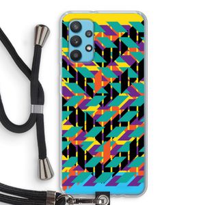 Skew Bee 1: Samsung Galaxy A32 4G Transparant Hoesje met koord