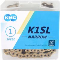 KMC Ketting 1/2-3/32 100 K1SL Narrow Ti-N Gold - thumbnail