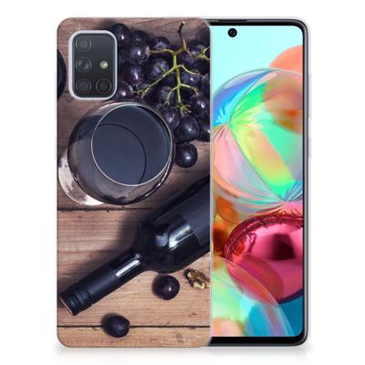 Samsung Galaxy A71 | Siliconen Case | Wijn